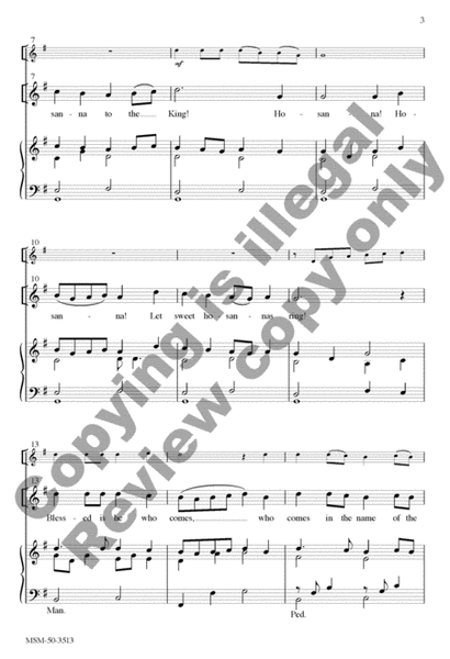 Hosanna, Hosanna! (Choral Score) image number null