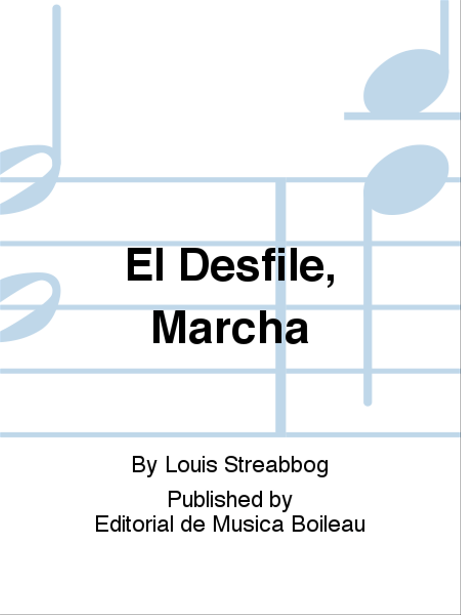 El Desfile, Marcha Piano Solo scores gallery preview page 1