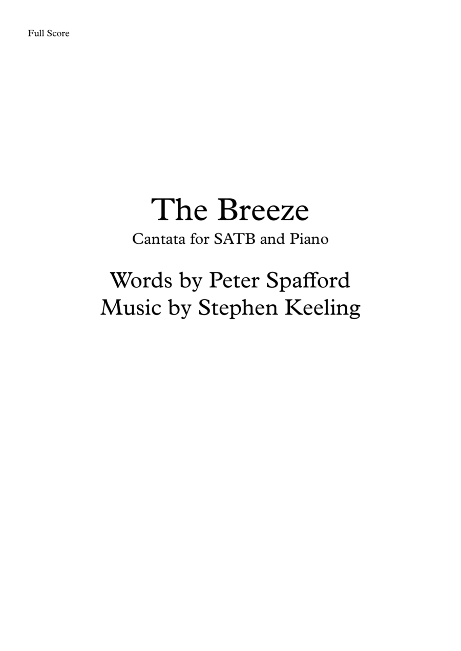 The Breeze - A First World War Cantata 4-Part scores gallery preview page 1