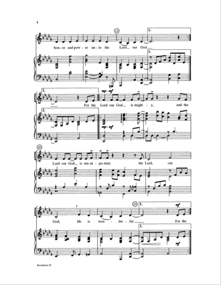 Revelation 19 Choir scores gallery preview page 4