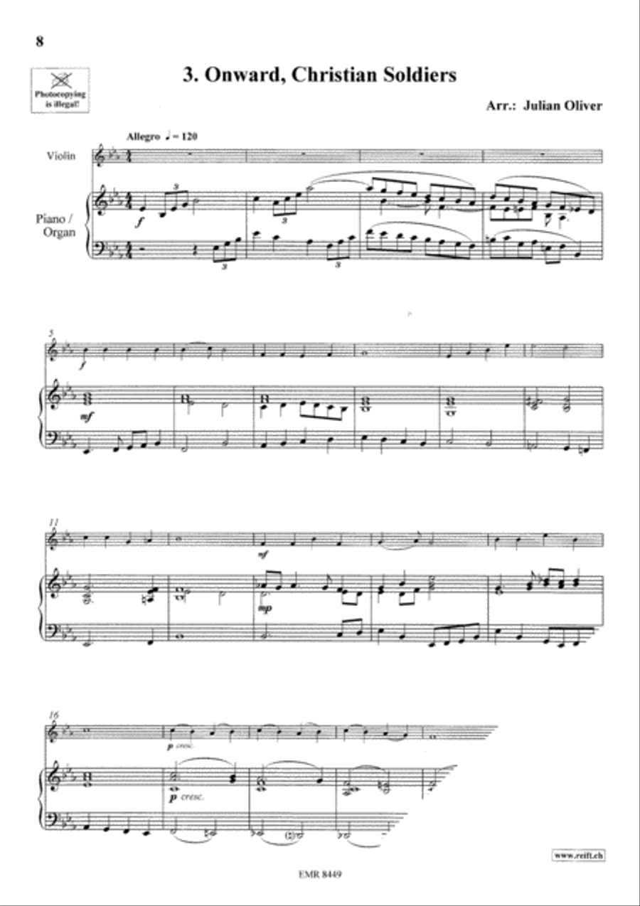 Sacred Music Volume 2 Violin Solo scores gallery preview page 5