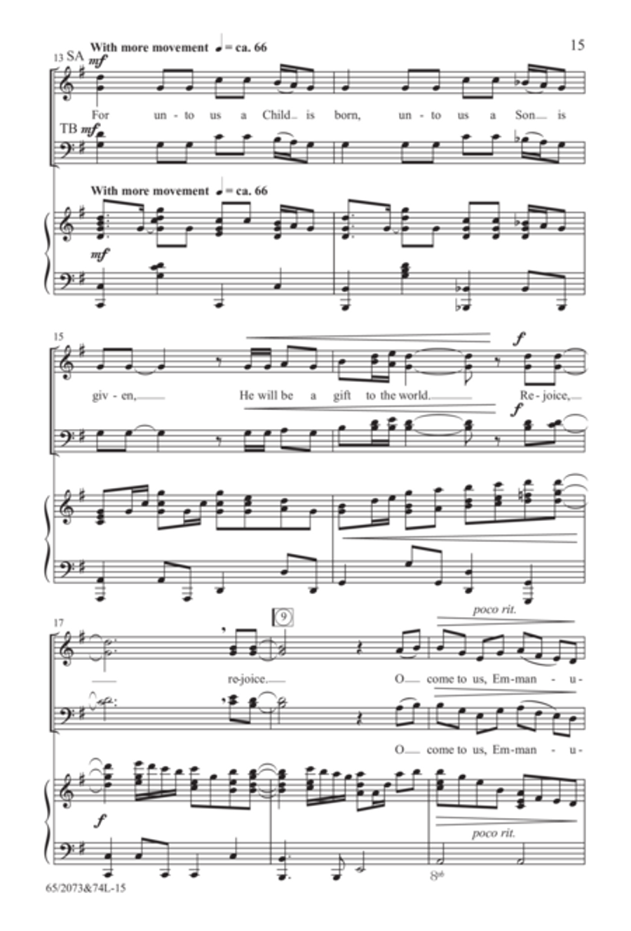 Go Sing It on the Mountain - SATB Score with Performance CD 4-Part scores gallery preview page 10