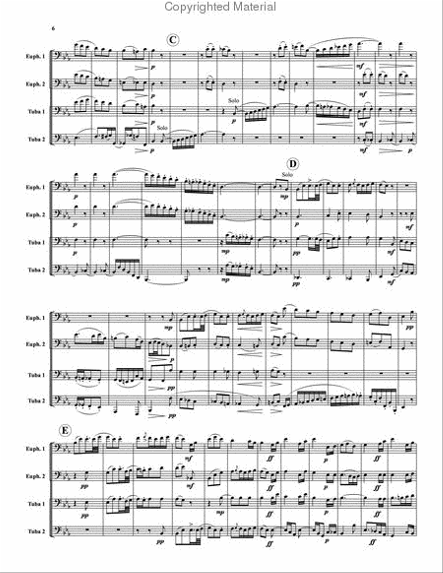 Quartet for Brass EETT scores gallery preview page 4