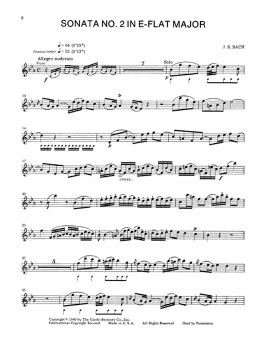Advanced Flute Solos – Volume 1 Flute Solo scores gallery preview page 3