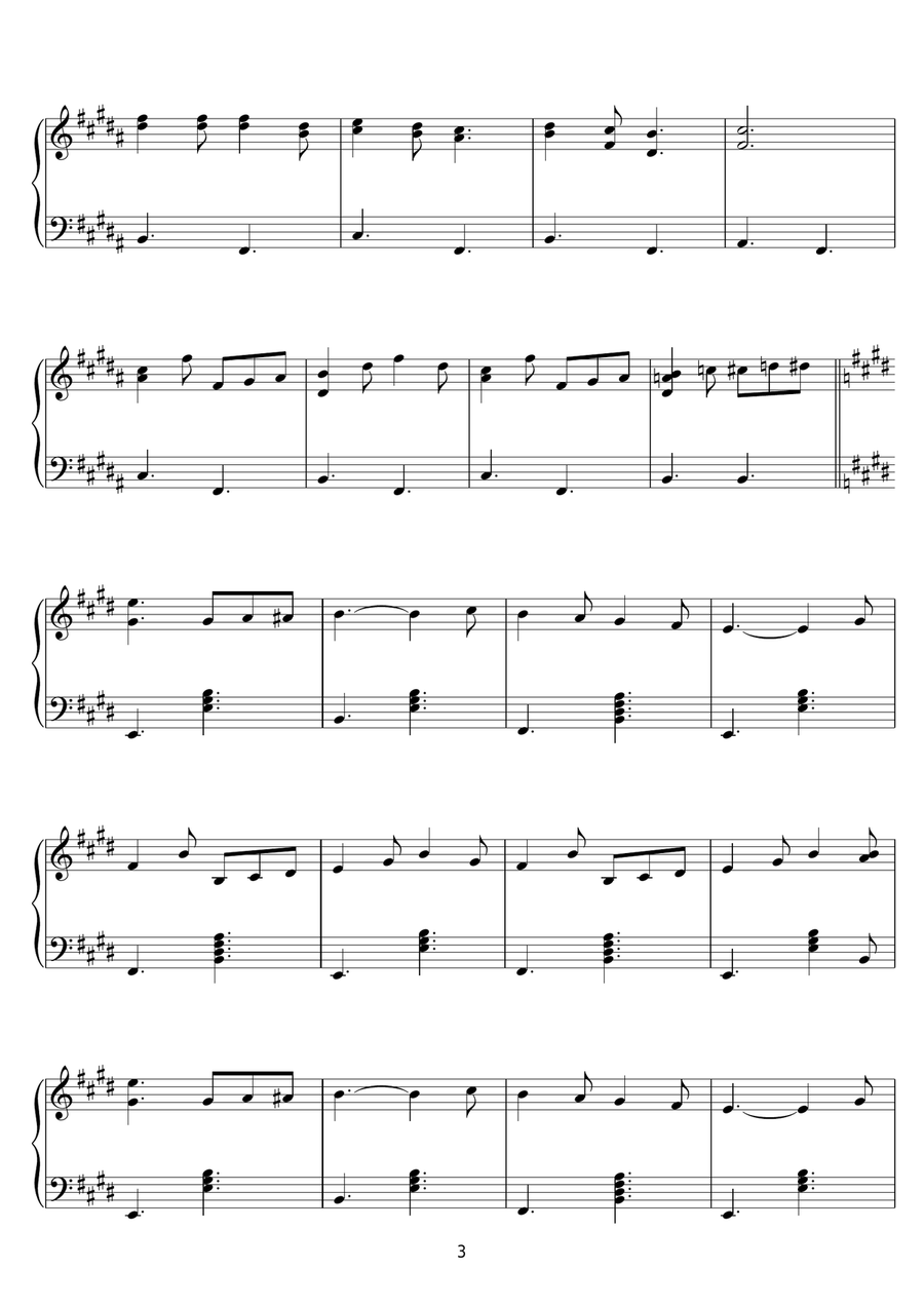 Pinocchio (Coach To Pleasure Island) Piano Solo scores gallery preview page 3