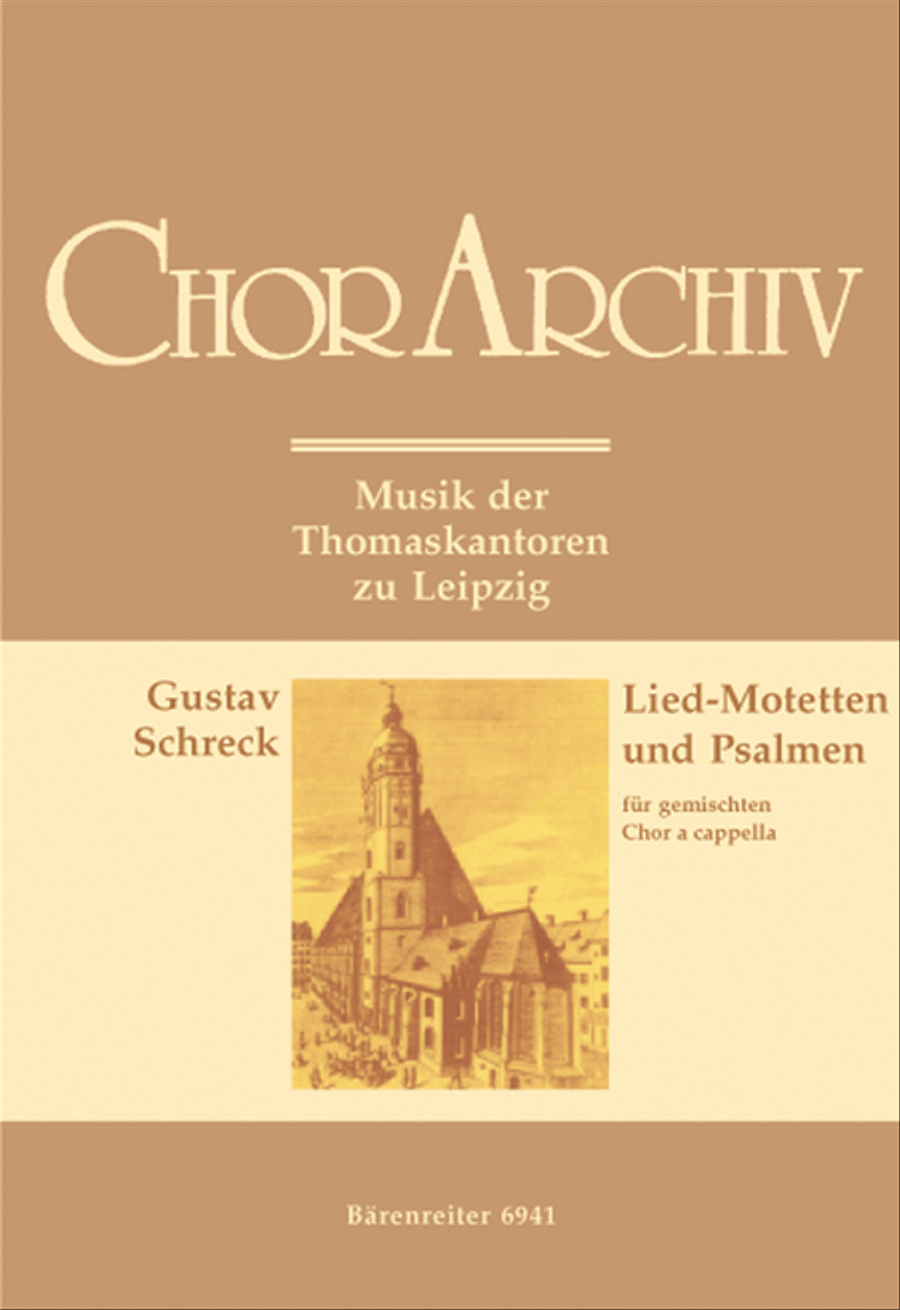Lied-Motetten und Psalmen für gemischten Chor a cappella 4-Part scores gallery preview page 1