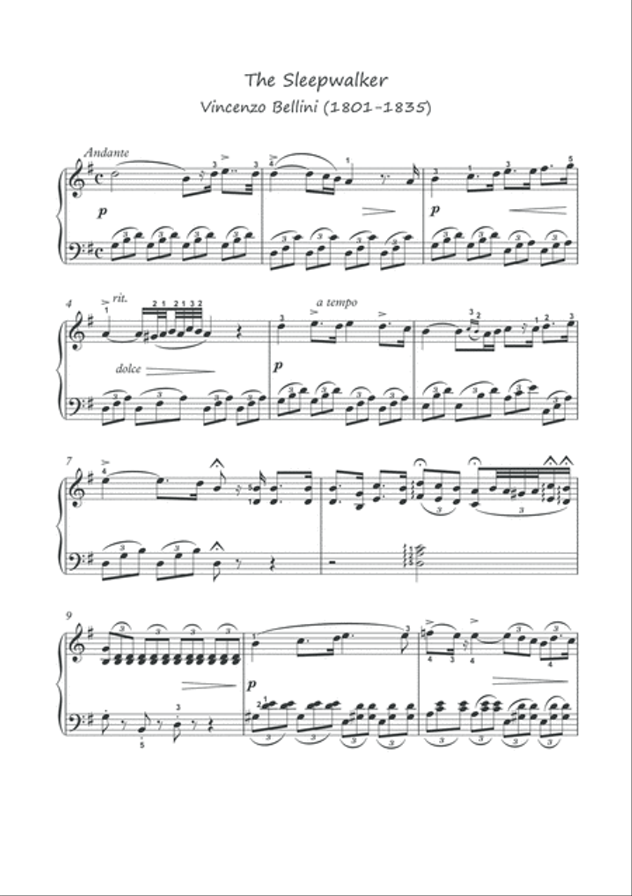 Opera Love Songs for piano Piano Solo scores gallery preview page 4