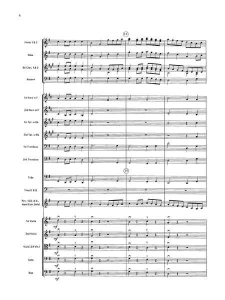 Rondeau (Theme from Masterpiece Theatre): Score