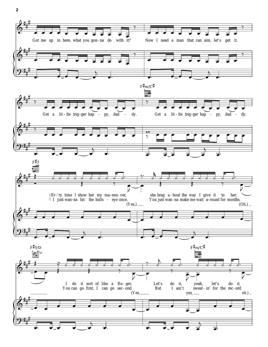 Keep It Movin' Keep It Movin' Piano, Vocal, Guitar scores gallery preview page 2