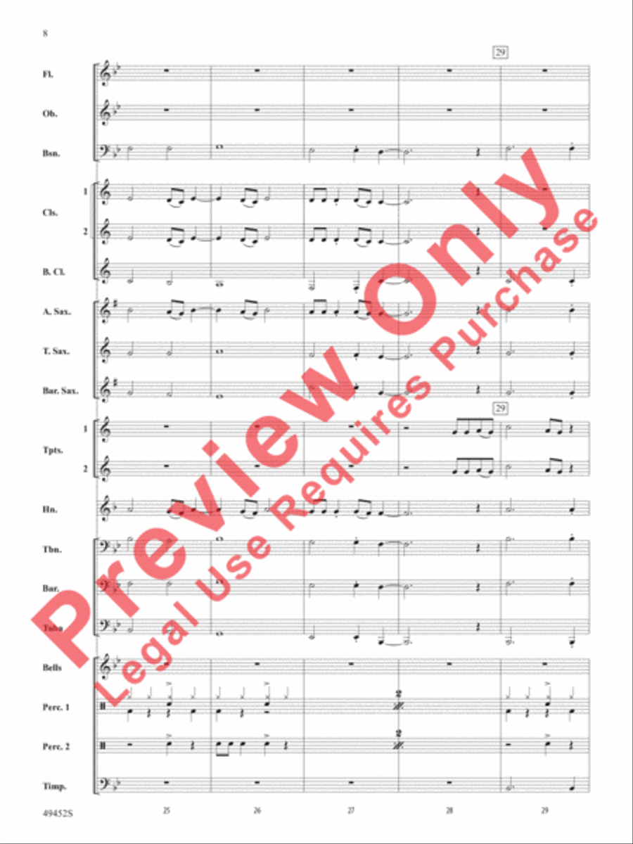 Meant To Be Concert Band scores gallery preview page 9