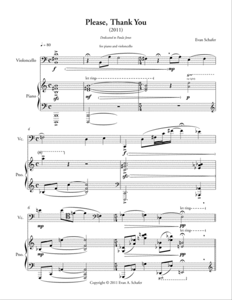 Please, Thank You (2011) Please, Thank You (2011) String Duet scores gallery preview page 2