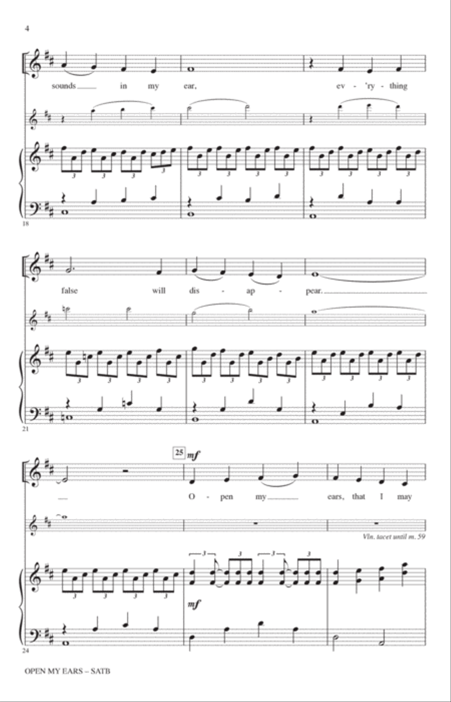 Open My Ears 4-Part scores gallery preview page 3