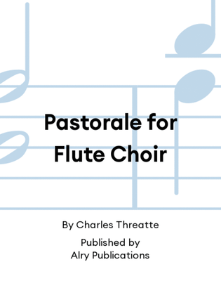 Book cover for Pastorale for Flute Choir
