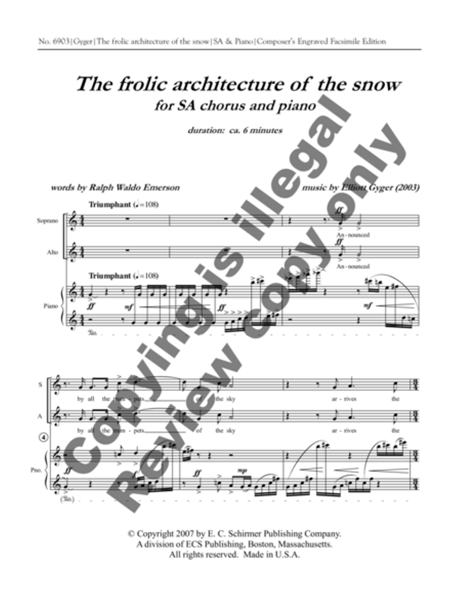 The Frolic Architecture of the Snow The Frolic Architecture of the Snow SA scores gallery preview page 8