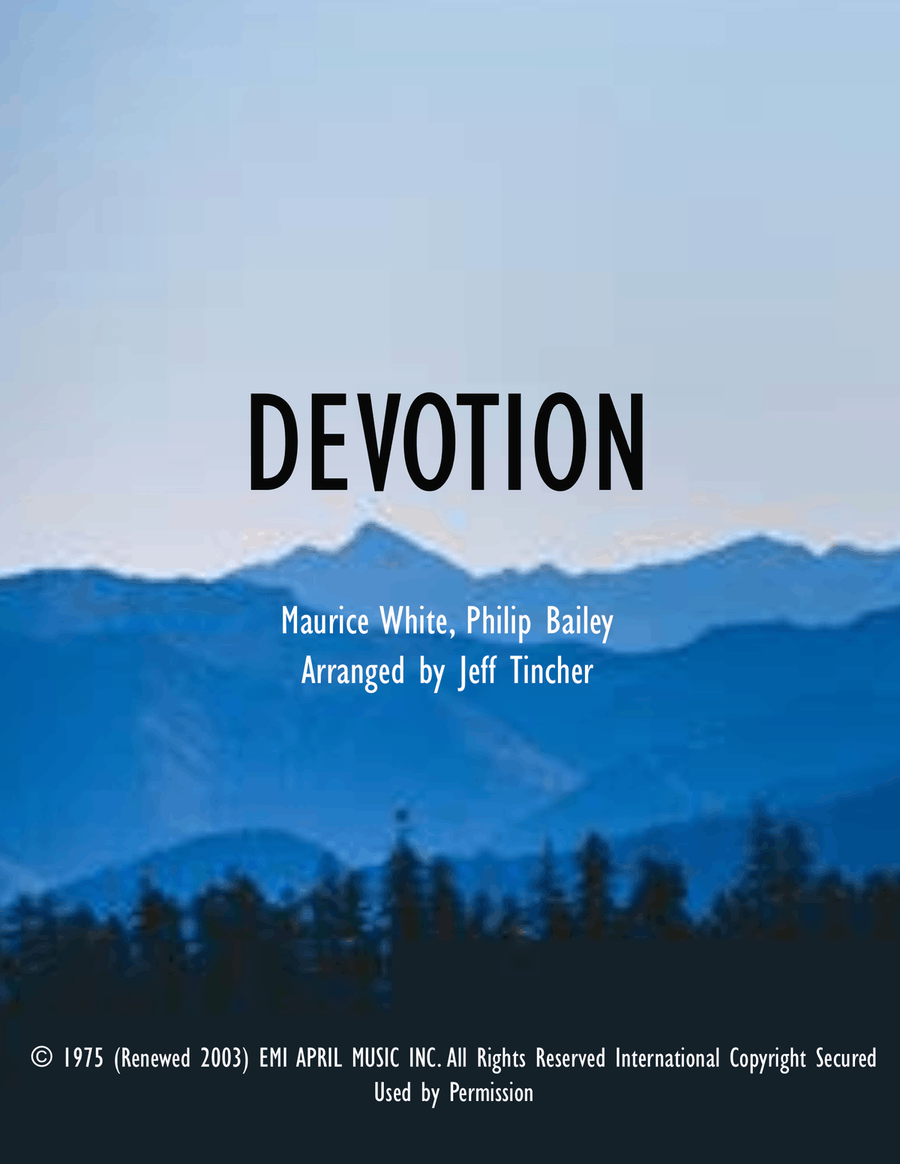 Devotion Piano, Vocal, Guitar scores gallery preview page 1