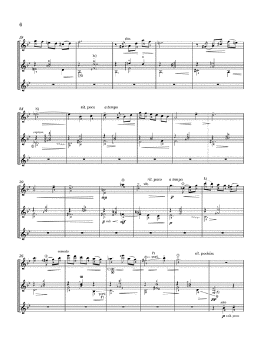 Les 100 de Roland Dyens - O trio magico Guitar Ensemble scores gallery preview page 6