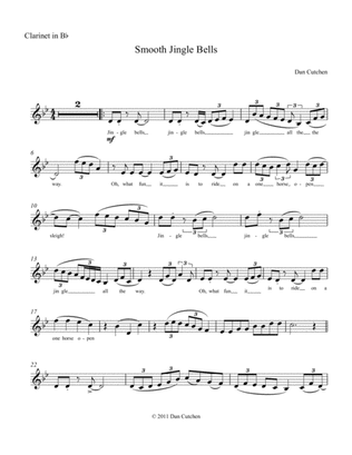 Book cover for Bb Clarinet-Smooth Jingle Bells-jazz version