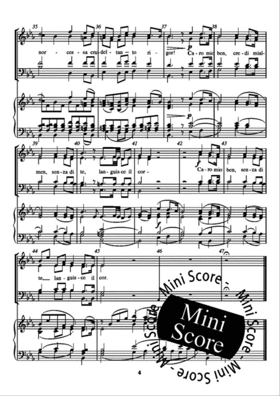 Caro Mio Ben Caro Mio Ben Concert Band scores gallery preview page 15