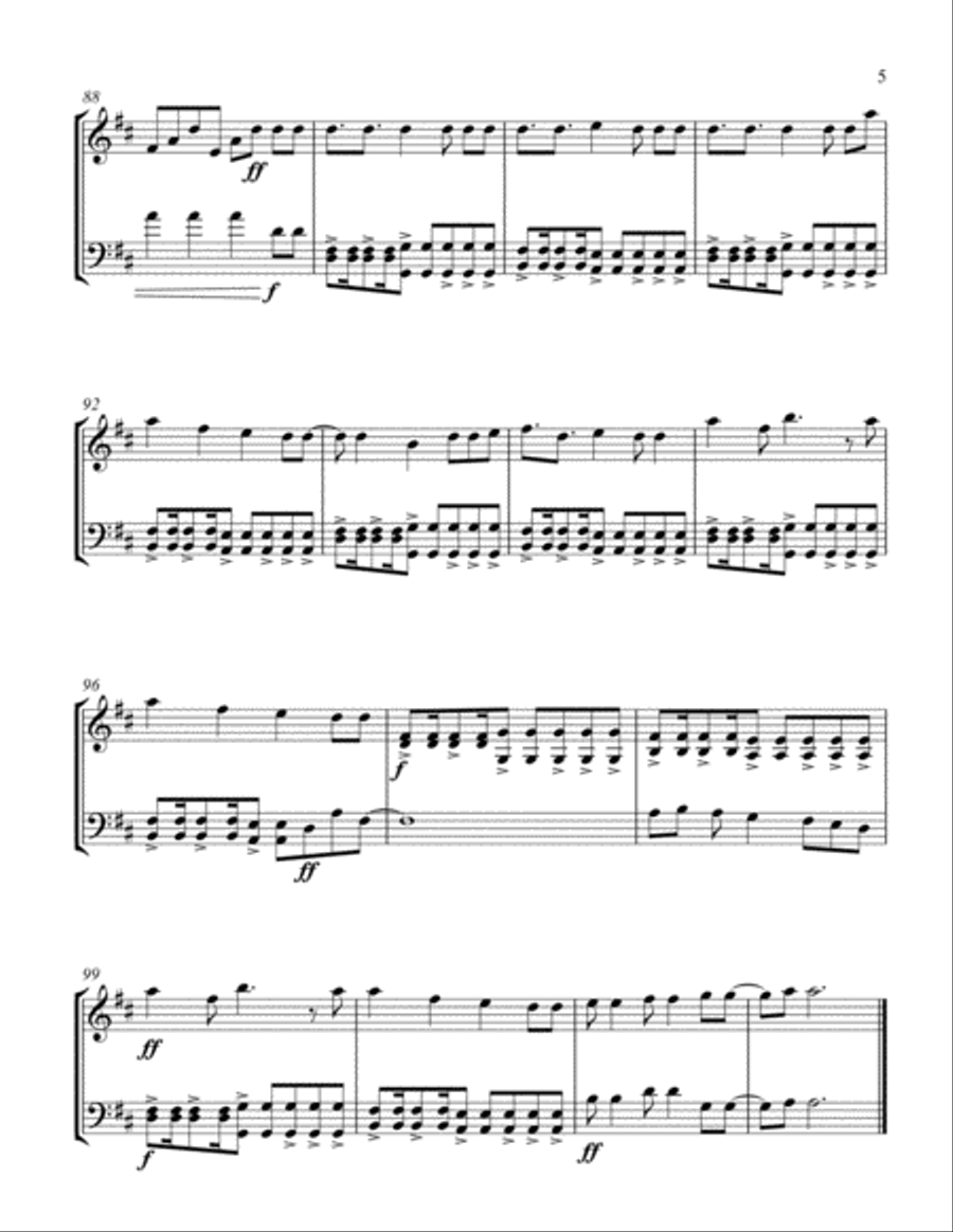 Shut Up And Dance Shut Up And Dance String Duet scores gallery preview page 5