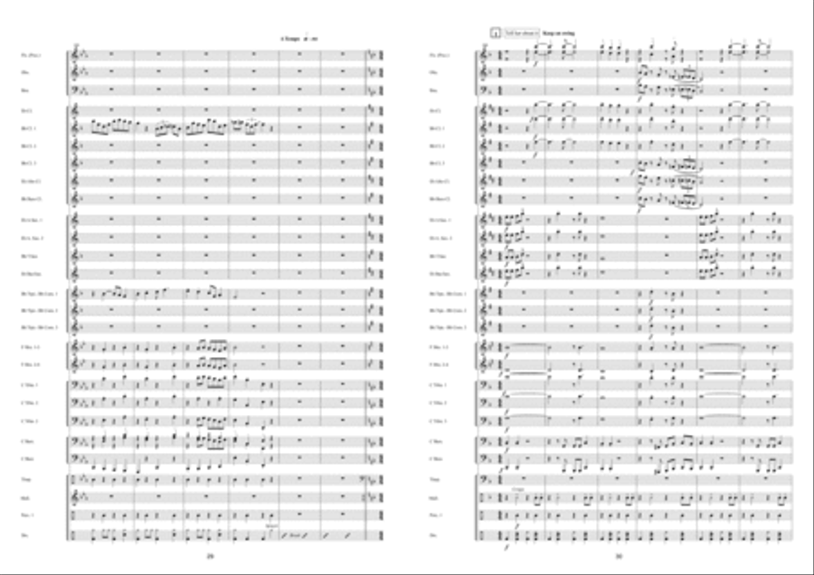 The Billy Joel Songbook Fanfare Band scores gallery preview page 16