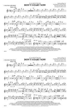 Don't Start Now: Flute