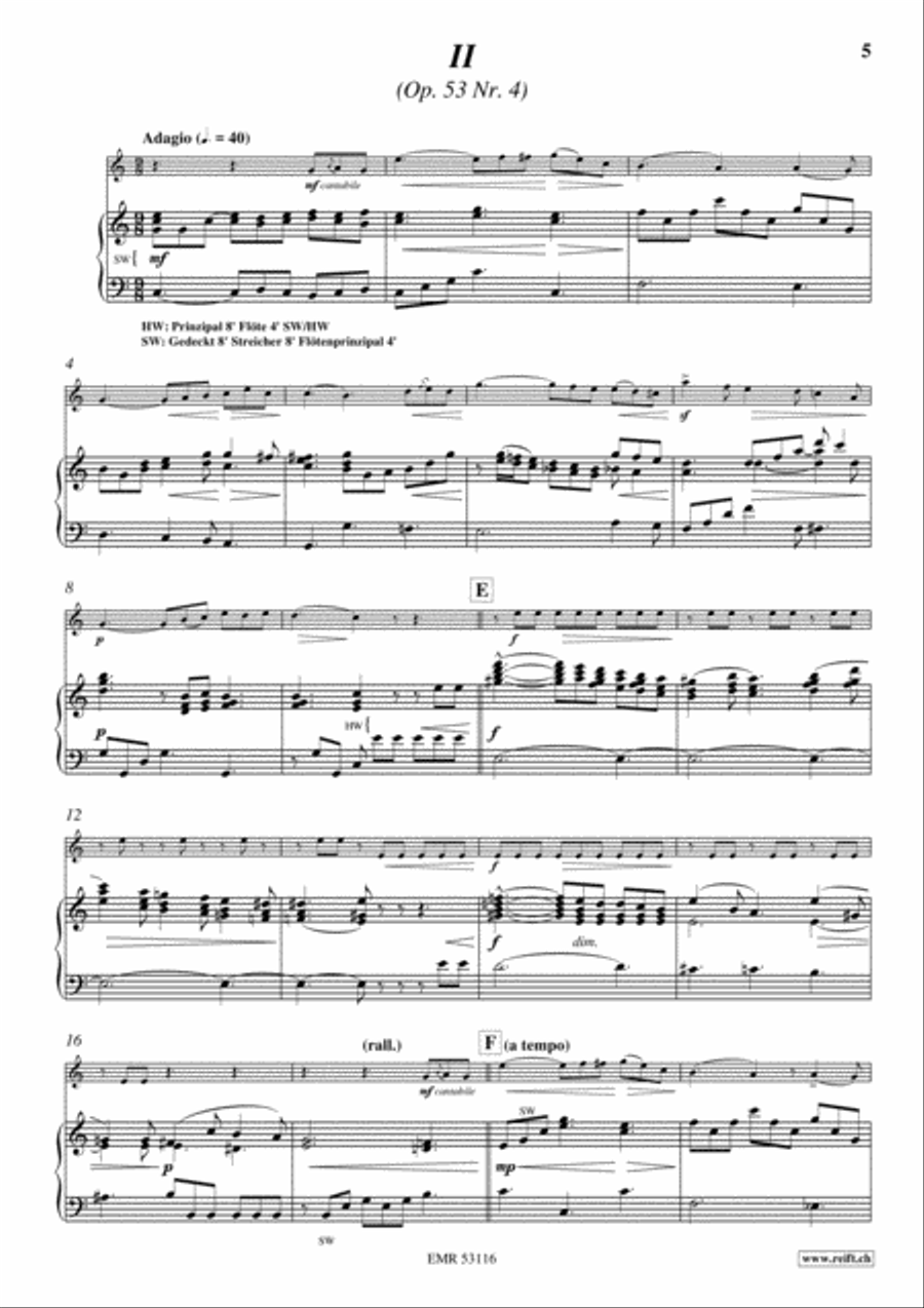 Drei Lieder ohne Worte Flute Solo scores gallery preview page 5