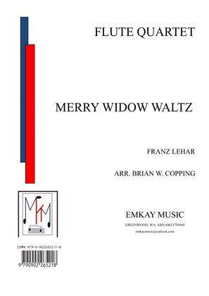 Book cover for MERRY WIDOW WALTZ – FLUTE QUARTET