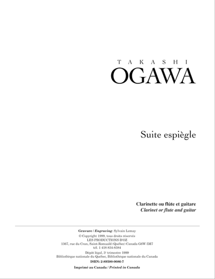 Suite espiègle Flute scores gallery preview page 1
