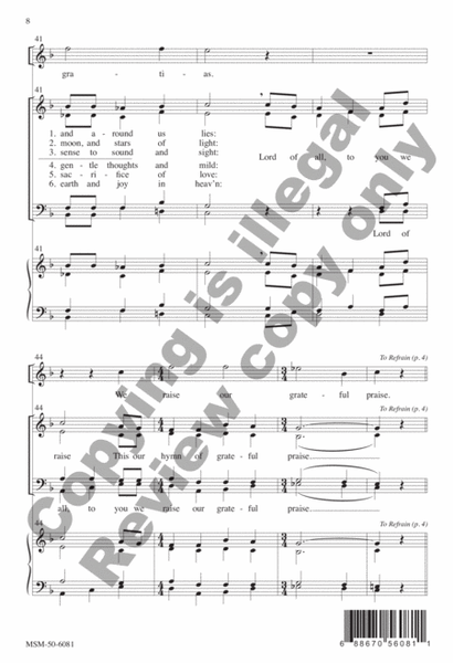 Deo gratias (Thanks Be to God) (Choral Score) image number null