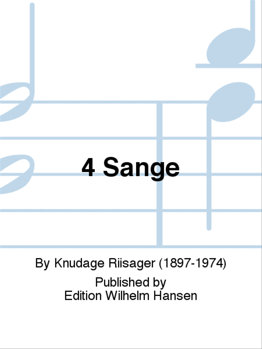 4 Sange 4 Sange Voice scores gallery preview page 1