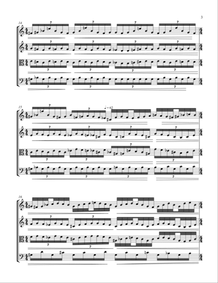 Crystal Bridge String Quartet scores gallery preview page 3