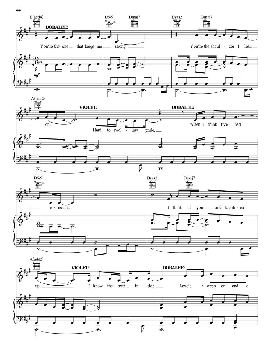 I Just Might (from 9 to 5: The Musical) Piano, Vocal, Guitar scores gallery preview page 4