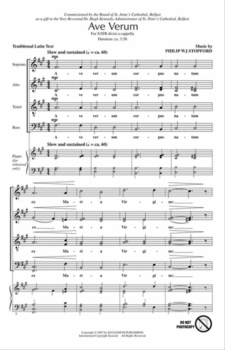 Ave Verum Ave Verum Divisi scores gallery preview page 2