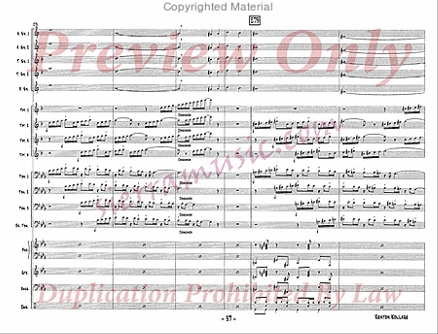 Kenton Kollage Big Band scores gallery preview page 38