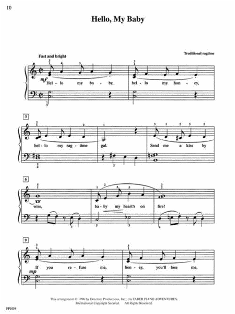 FunTime Piano Favorites Piano Method scores gallery preview page 4
