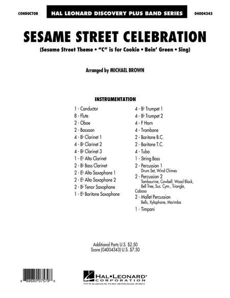 Sesame Street Celebration - Conductor Score (Full Score)