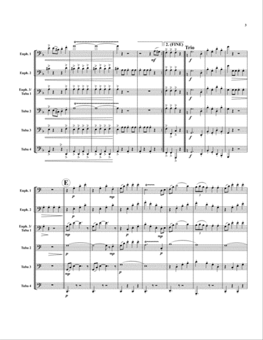 Radetzky March Large Ensemble scores gallery preview page 4
