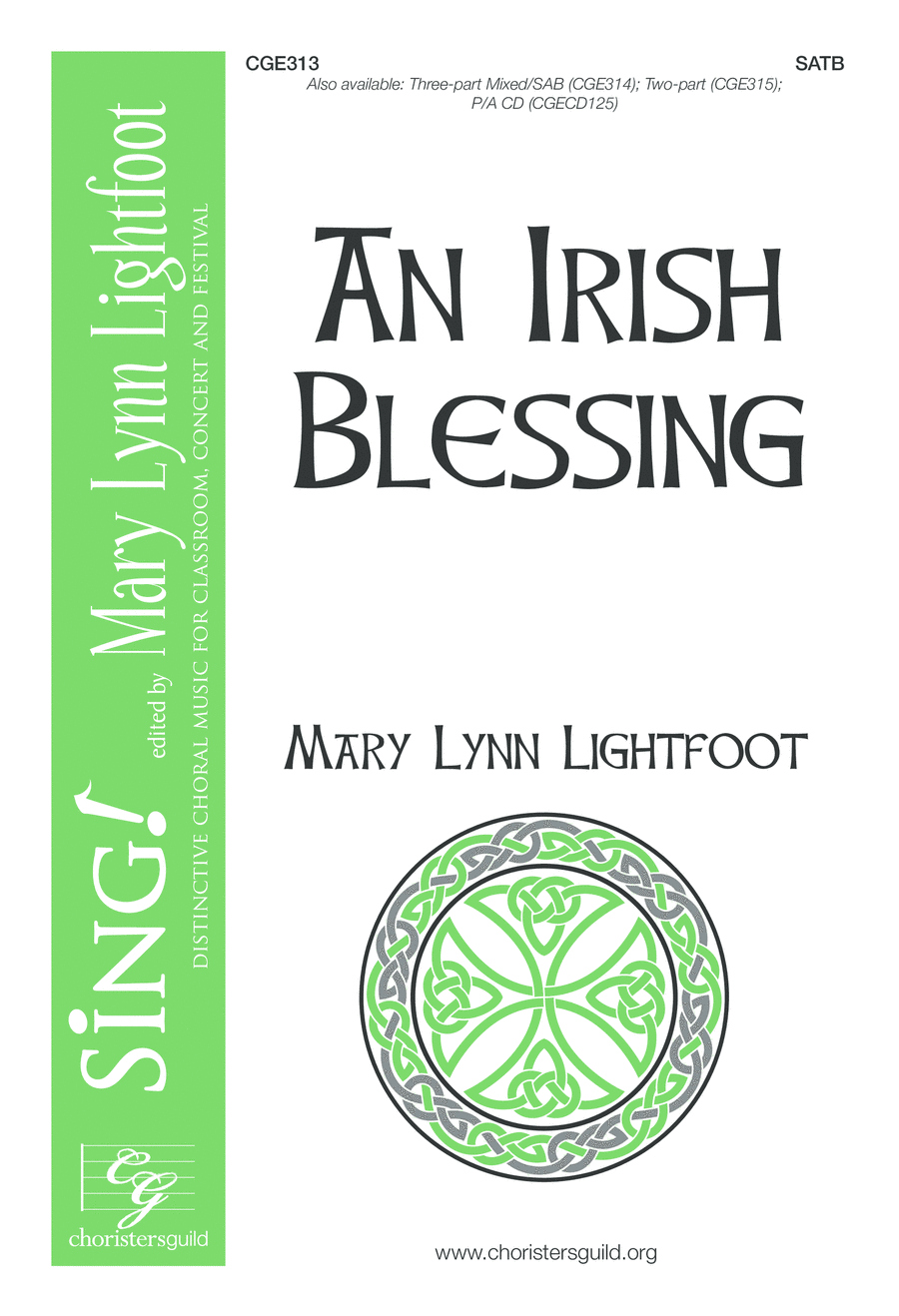 An Irish Blessing - SATB 4-Part scores gallery preview page 1