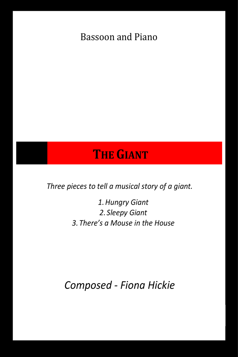 The Giant The Giant Bassoon scores gallery preview page 1