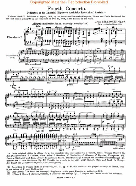 Concerto No. 4 in G, Op. 58