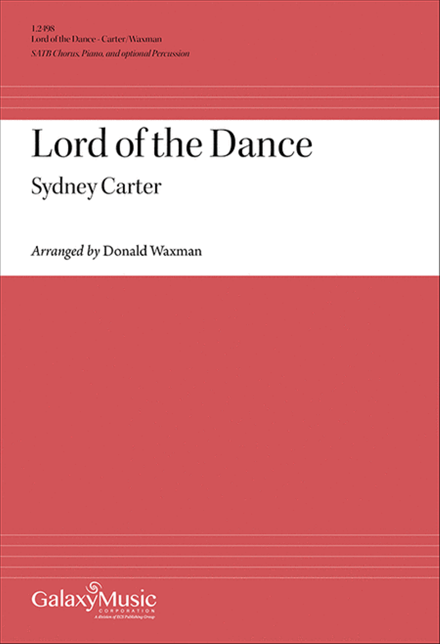 Lord of the Dance 4-Part scores gallery preview page 1