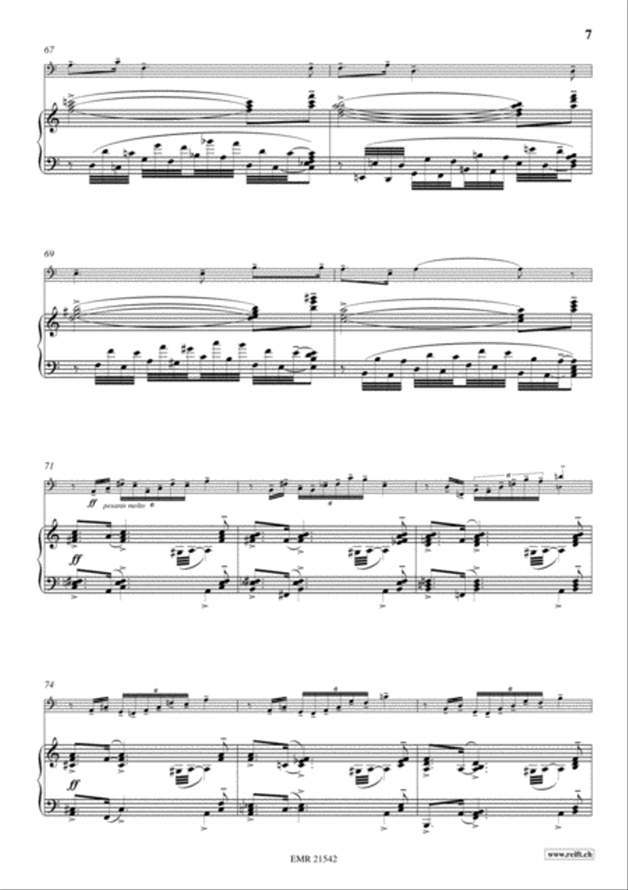 Concerto No. 10 Bass Recorder scores gallery preview page 7