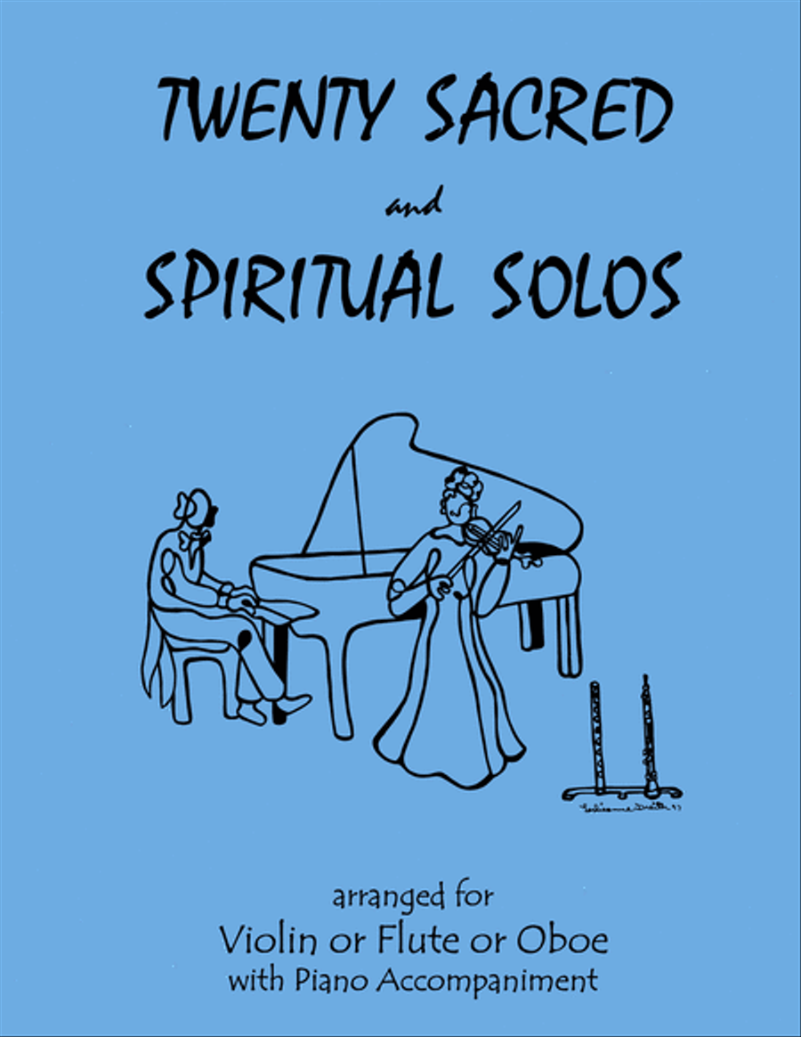 20 Sacred and Spiritual Solos for Violin/Flute/Oboe Flute scores gallery preview page 1