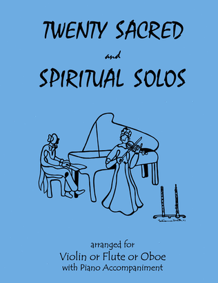 Book cover for 20 Sacred and Spiritual Solos for Violin/Flute/Oboe