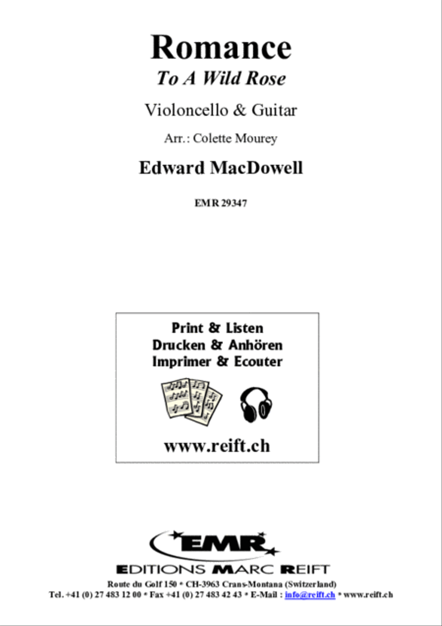 Romance Cello scores gallery preview page 2