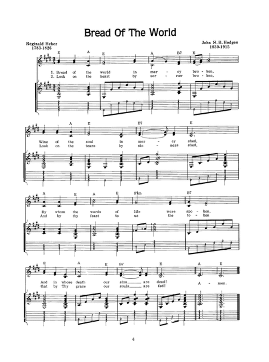 Great Hymns for Guitar Guitar scores gallery preview page 5