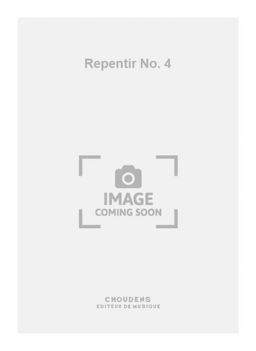 Repentir No. 4 Repentir No. 4 Harp scores gallery preview page 1