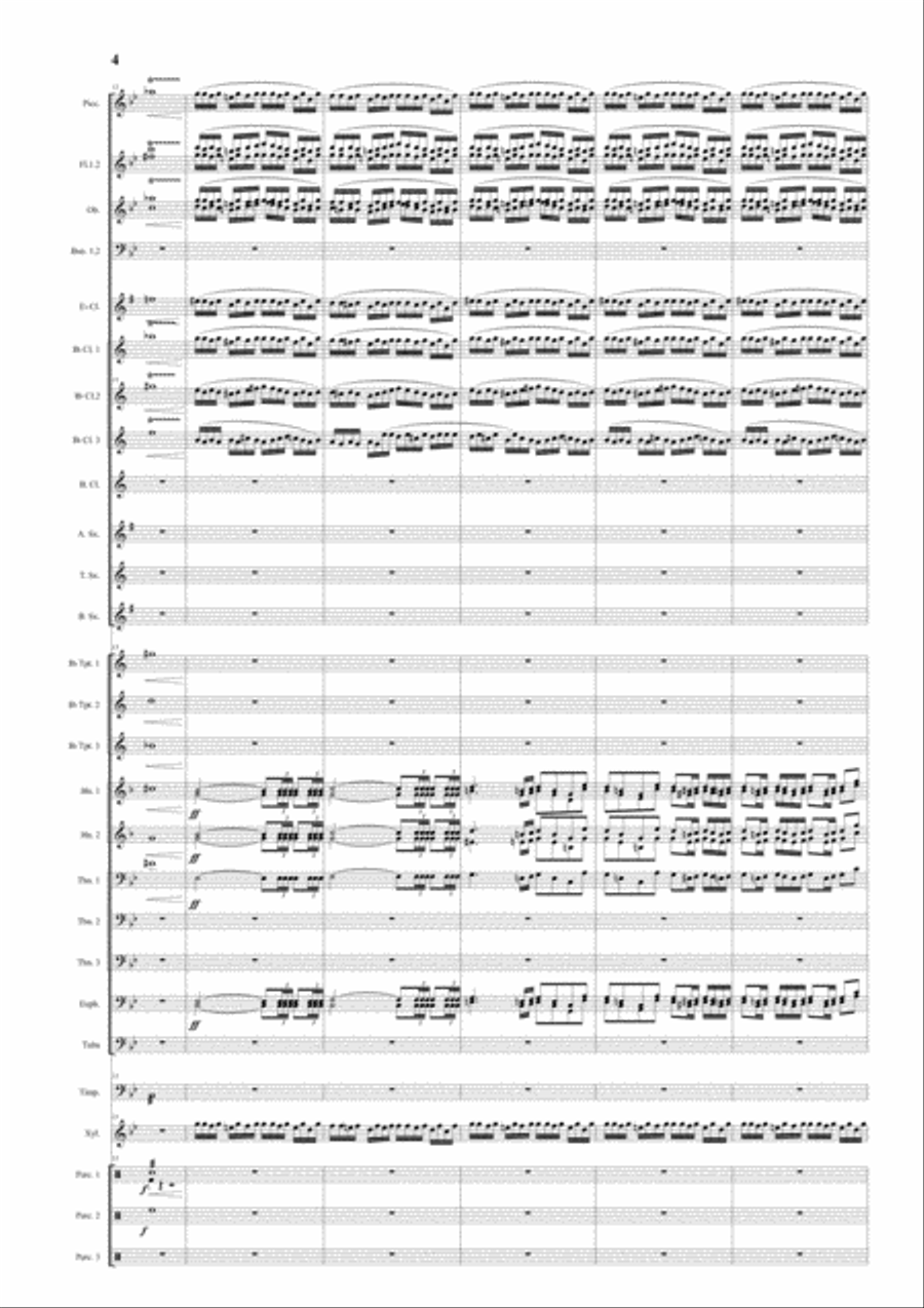BEIJING BEIJING Concert Band scores gallery preview page 4