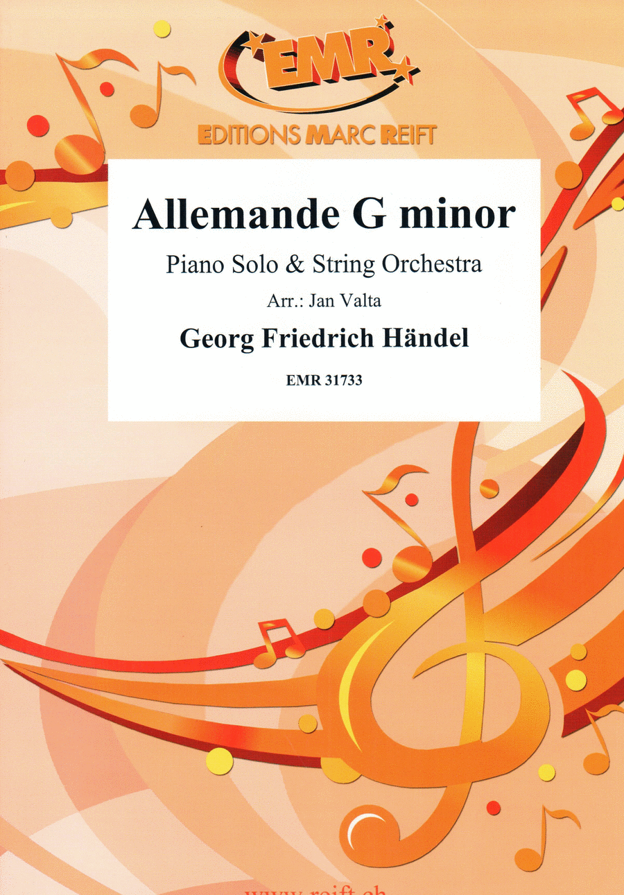 Allemande G minor Allemande G minor String Orchestra scores gallery preview page 1