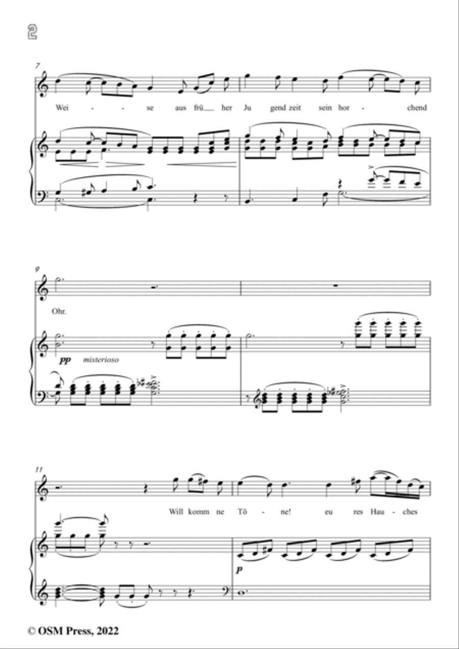 Loewe-Musik,in C Major,for Voice and Piano Voice Solo scores gallery preview page 4